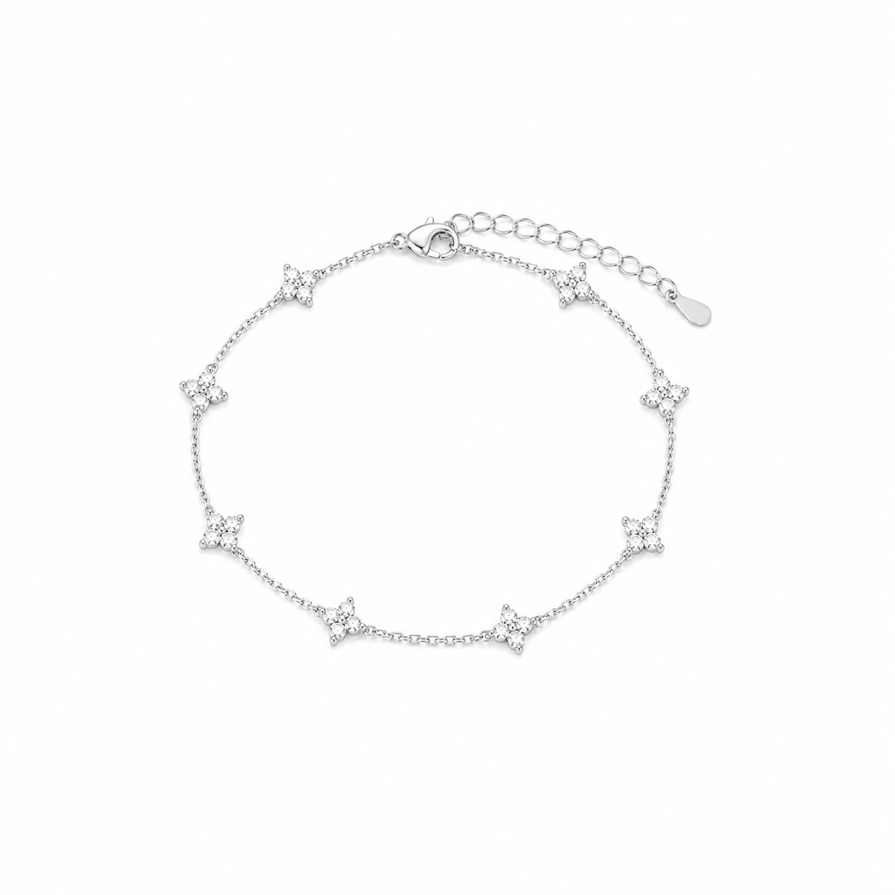 Charlotte Silver Tennis Bracelet