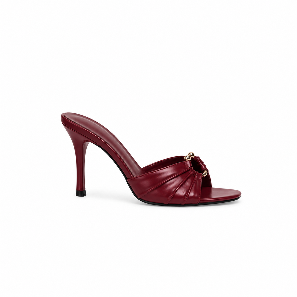 Aurora Bordeaux High Heels