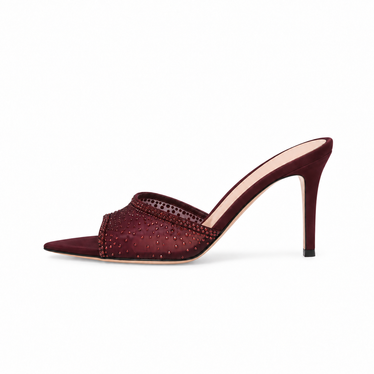 Ruby Rhinestone Heels