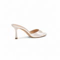 Bianca Cream Satin Heels